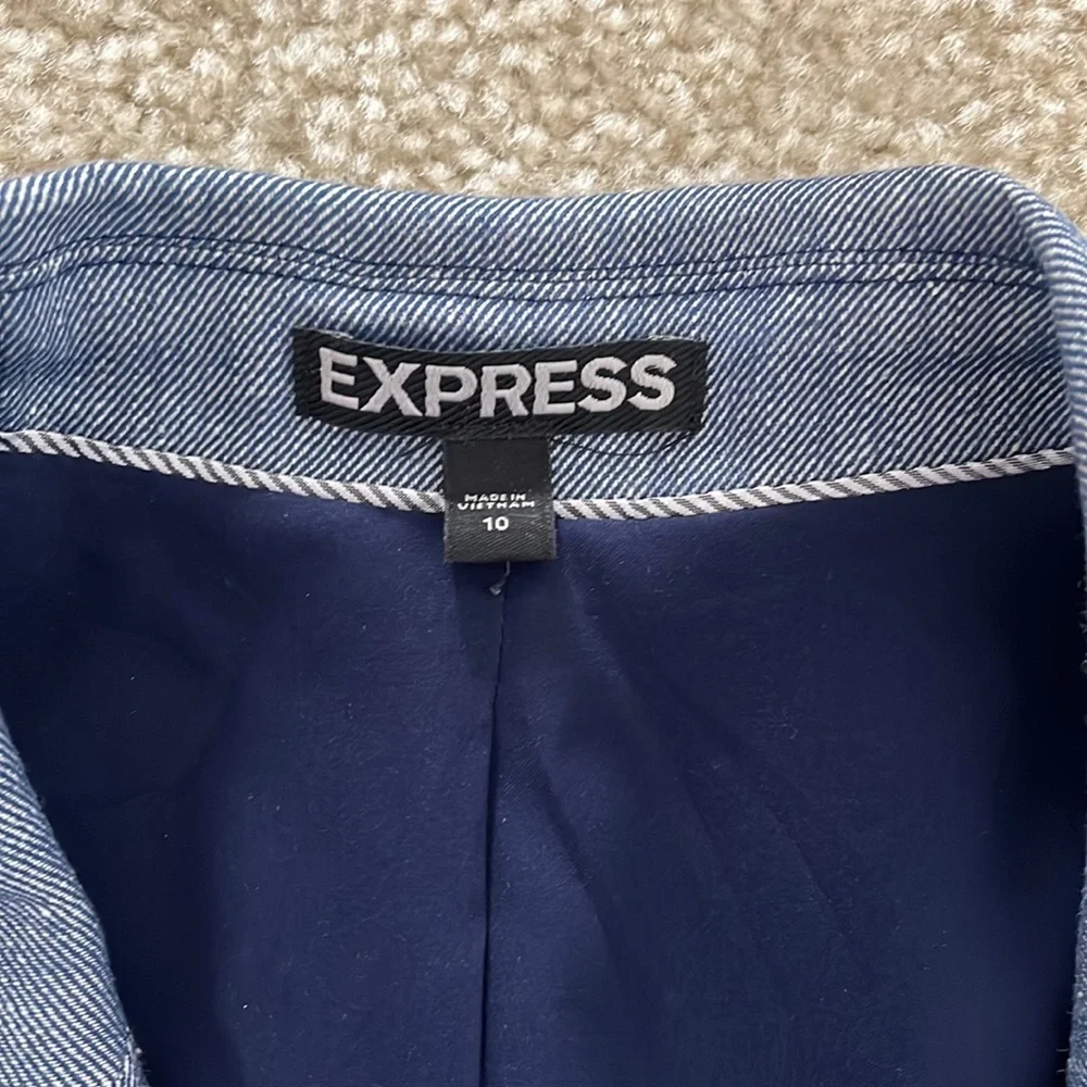 Express Linen Blazer - Picture 2 of 7